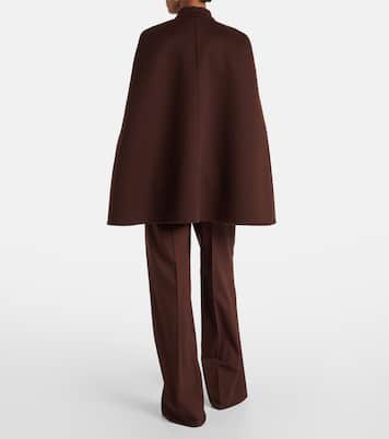 Horsebit wool cape | Gucci