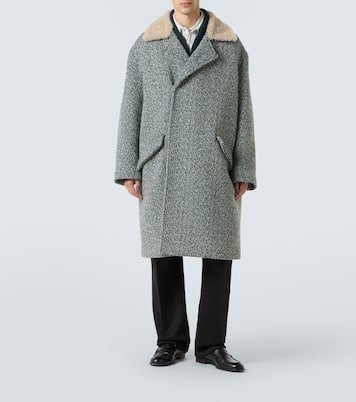 Herringbone wool and cashmere coat | Zegna