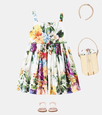 DG raffia-effect headband | Dolce&Gabbana Kids