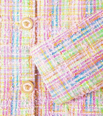 Cotton-blend tweed jacket | Versace Kids