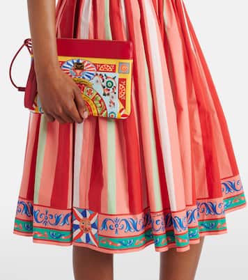 Taormina striped cotton bustier dress | Dolce&Gabbana