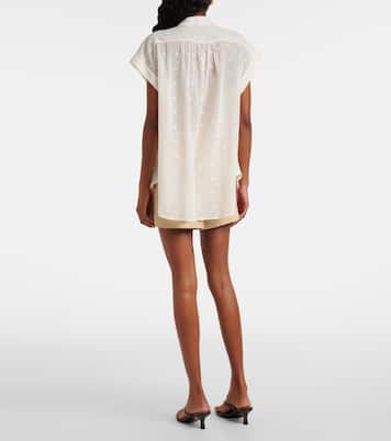 Embroidered cotton blouse | Nili Lotan