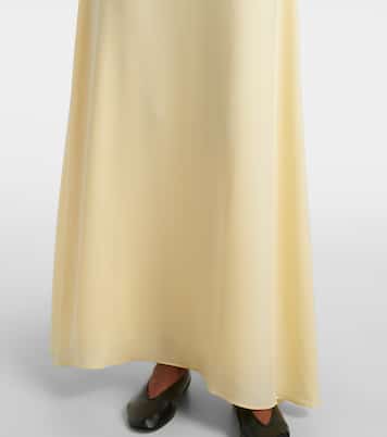 Robe longue Ari en crêpe | Leset