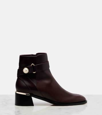 Verzierte Ankle Boots Noor 45 aus Leder | Jimmy Choo
