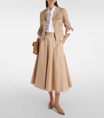 Trenchcoat Luxury Layer aus Baumwolle | Dorothee Schumacher