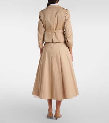 Trenchcoat Luxury Layer aus Baumwolle | Dorothee Schumacher