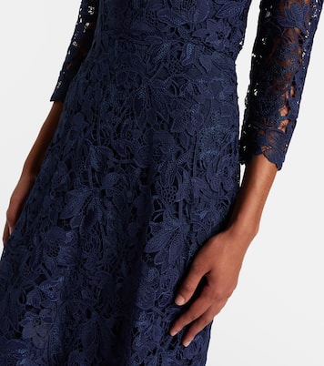 Abito lungo in pizzo | Monique Lhuillier