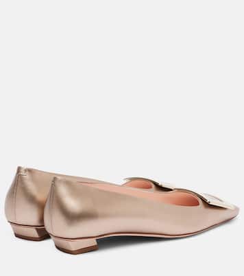 Ballerinas Belle Vivier 25 aus Metallic-Leder | Roger Vivier