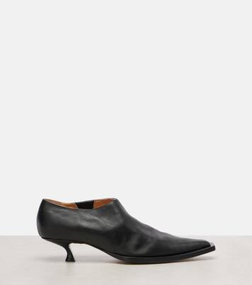 Jodi 레더 앵클 부츠 | Calvin Klein Collection