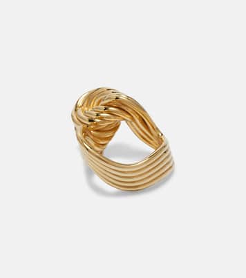 Ring aus Sterlingsilber, 18kt vergoldet | Bottega Veneta
