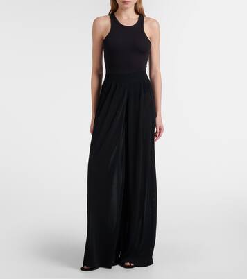 Pantaloni a gamba larga a vita alta | Alaïa