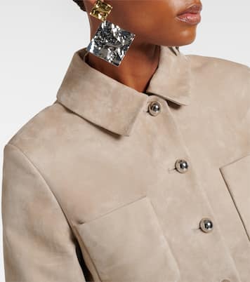 Jacke Astley aus Veloursleder | Altuzarra