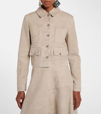 Jacke Astley aus Veloursleder | Altuzarra
