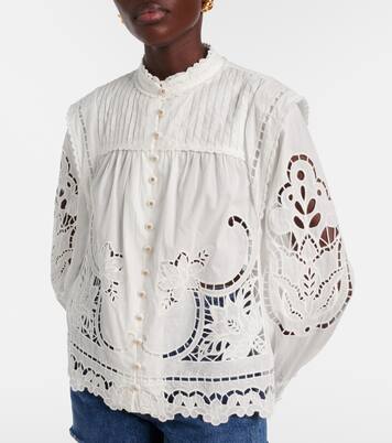 Embroidery cotton blouse | Farm Rio