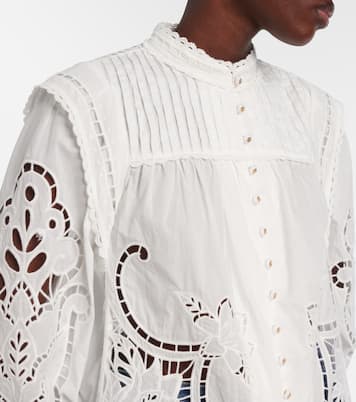 Embroidery cotton blouse | Farm Rio