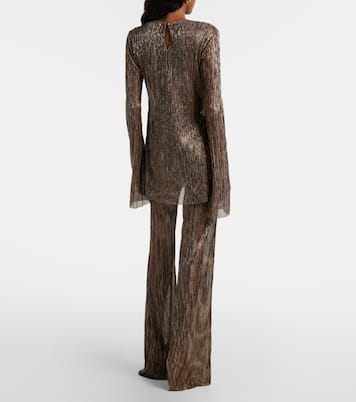 Pantalon évasé Dries à sequins | Cala de la Cruz