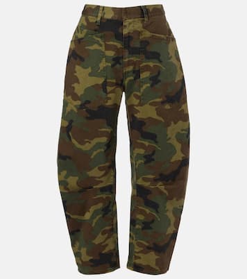Shon camouflage barrel-leg pants | Nili Lotan