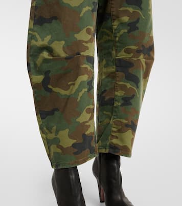 Shon camouflage barrel-leg pants | Nili Lotan