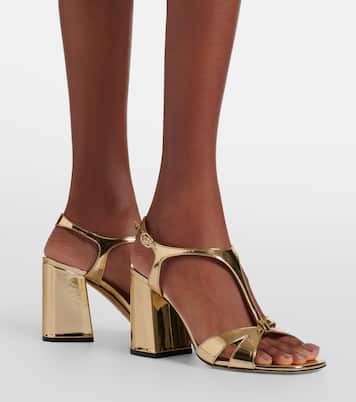 Sandales Kesia en cuir métallisé | Jimmy Choo