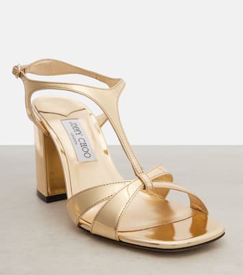 Sandales Kesia en cuir métallisé | Jimmy Choo