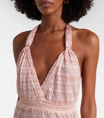 Mariah lamé maxi dress | Melissa Odabash