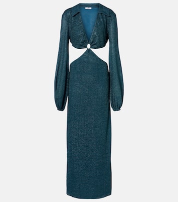 Lumière cutout ring-detail maxi dress | Oséree