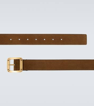 Ceinture réversible en cuir et daim | Acne Studios