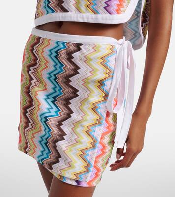 Mini-jupe portefeuille Zigzag | Missoni