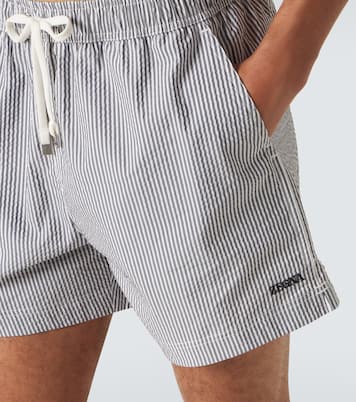 Seersucker swim trunks | Zegna