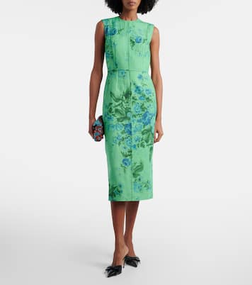 Midikleid aus Leinen | Erdem