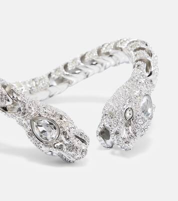 Dionysus crystal-embellished cuff bracelet | Gucci