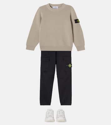 Pullover Compass in cotone | Stone Island Junior