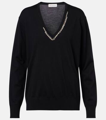 Embellished wool sweater | Dries Van Noten