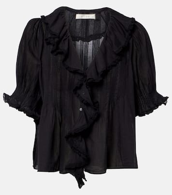 Henri cotton voile top | Dôen