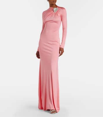 Embellished satin gown | David Koma