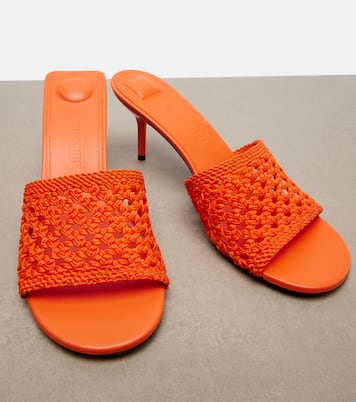 Mules Cubisto in rafia intrecciata | Jacquemus