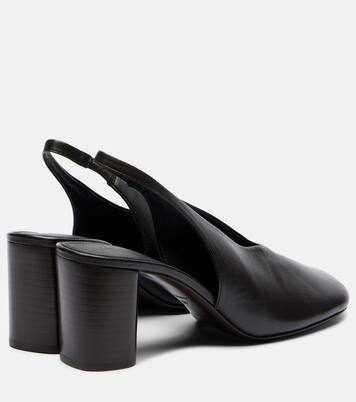 Glove leather slingback pumps | Lemaire