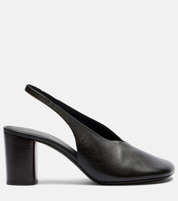 Glove leather slingback pumps | Lemaire