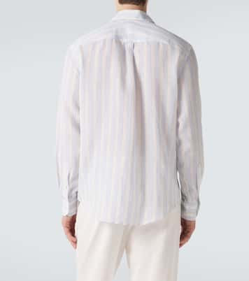 Chemise en lin à rayures | Dunhill