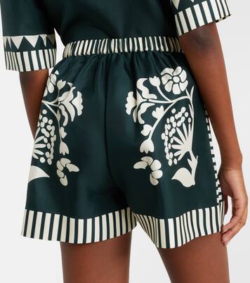 Short Arjun imprimé en soie | Eres