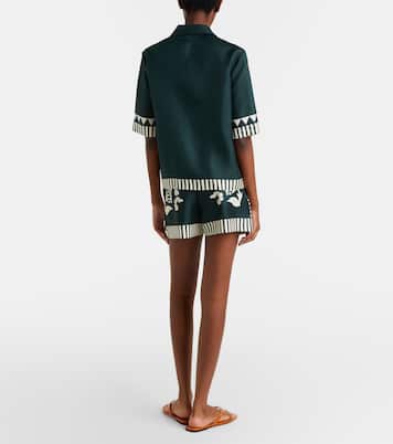 Short Arjun imprimé en soie | Eres