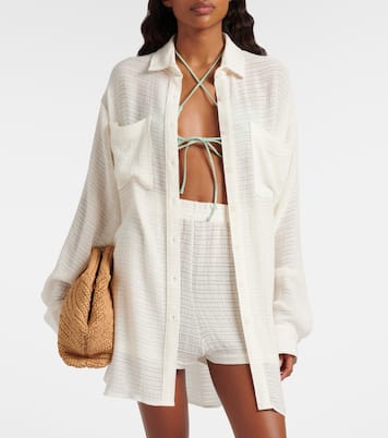 Mika sheer shirt | Jade Swim