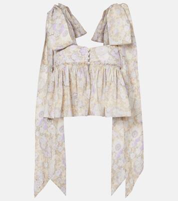 Bedrucktes Top aus Baumwolle | Chloé