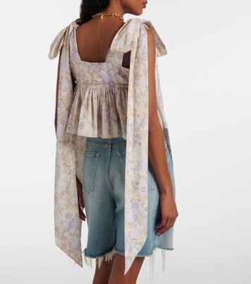 Bedrucktes Top aus Baumwolle | Chloé