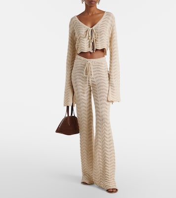 Schlaghose Kim aus einem Baumwollgemisch | Bananhot