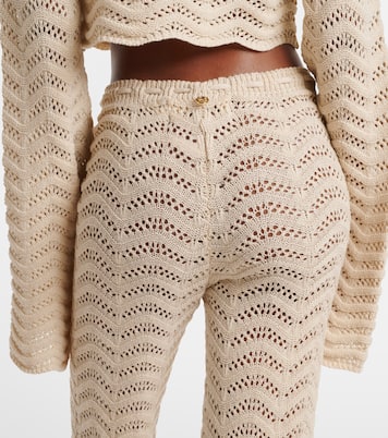 Schlaghose Kim aus einem Baumwollgemisch | Bananhot