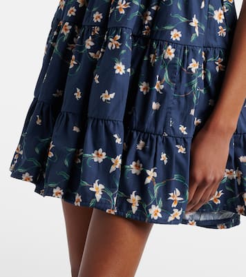 Robe Lima en coton à fleurs | Agua by Agua Bendita
