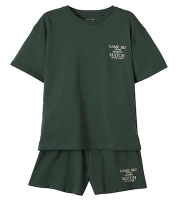 Famo cotton T-shirt and shorts set | Konges Sløjd