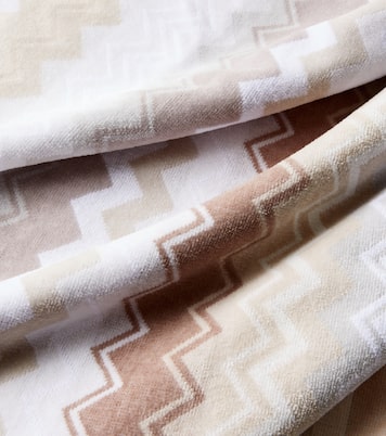 Giacomo Zigzag cotton terry bath sheet | Missoni