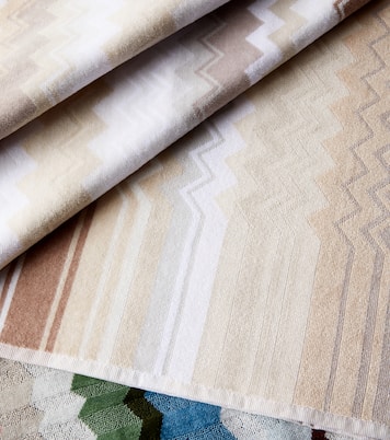 Giacomo Zigzag cotton terry bath sheet | Missoni
